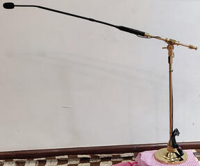 Golden Brass Mic Stand